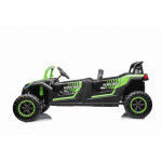 Elektrické autíčko Buggy ATV Racing UTV2000 Štvormiestne!!! Zelená - 4 X 150W - 24V10Ah + 24V10Ah grátis